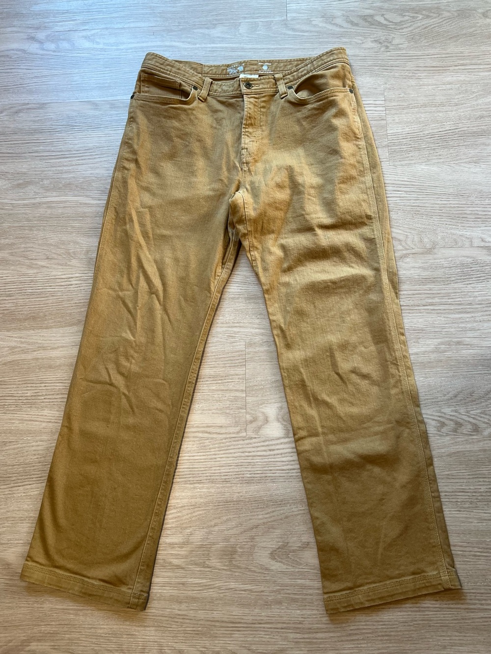Mountain Hardwear Men’s 34x32 Straight Leg Utility Pant Brown Tan Hiking
